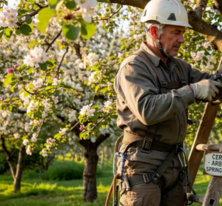 Precyzyjne cięcie formujące drzewa owocowe